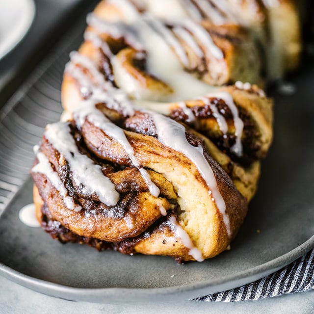 Eggnog Chocolate Marzipan Babka French Toast.