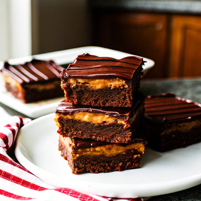 Fudgy Chocolate Peanut Butter Bars
