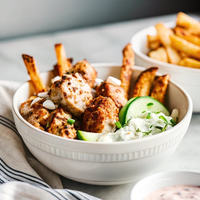 Greek Chicken Tzatziki Bowls