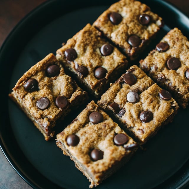 Healthy...ish Chocolate Chip Cookie Bars