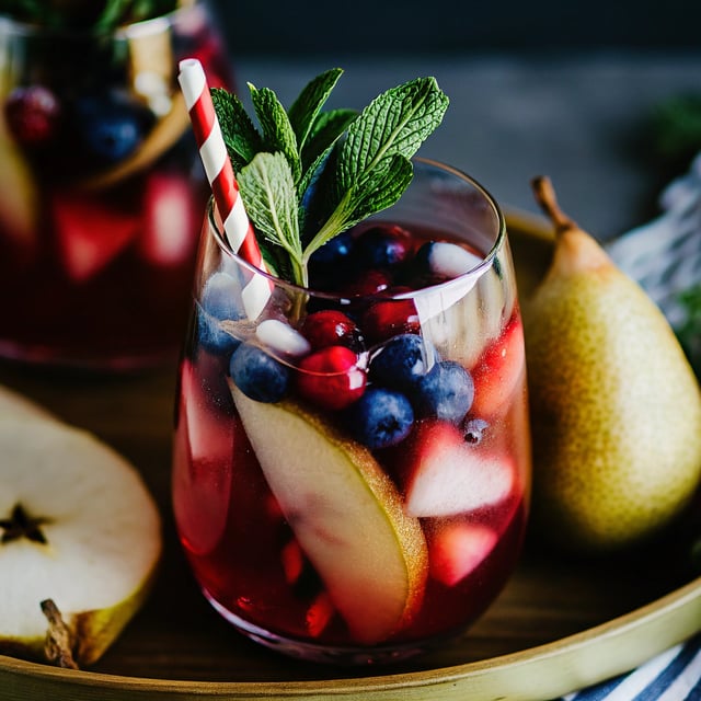 Holiday Pear Sangria