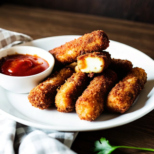 Hot Honey Mozzarella Sticks