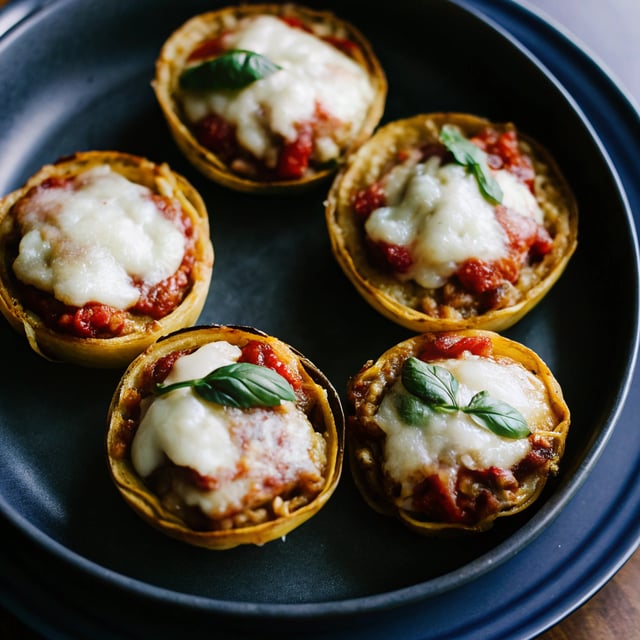 Mini Spaghetti Squash Lasagnas
