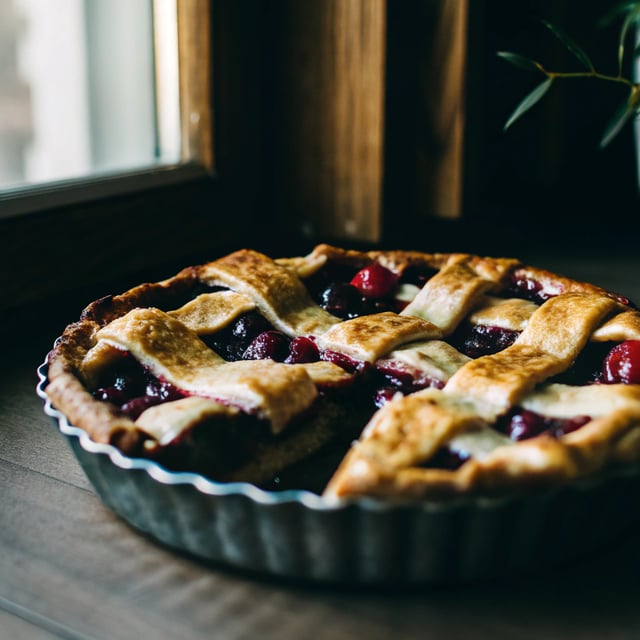 Mulled Cherry Bomb Pie