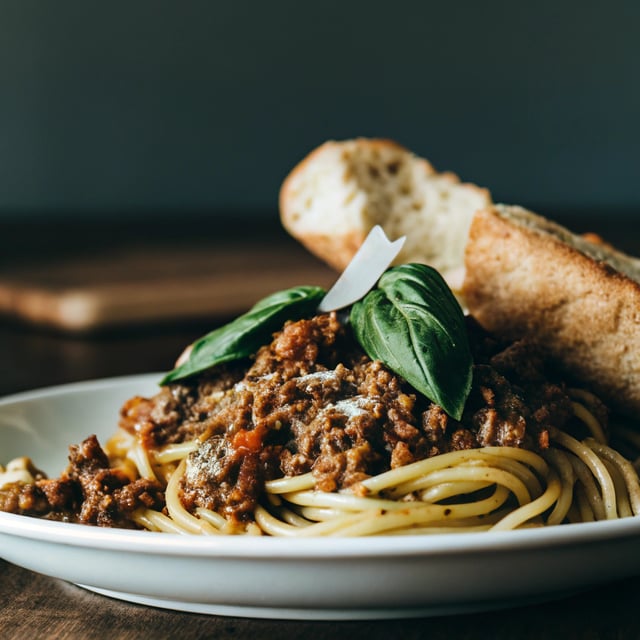 My Family’s Favorite Pesto Pasta Bolognese