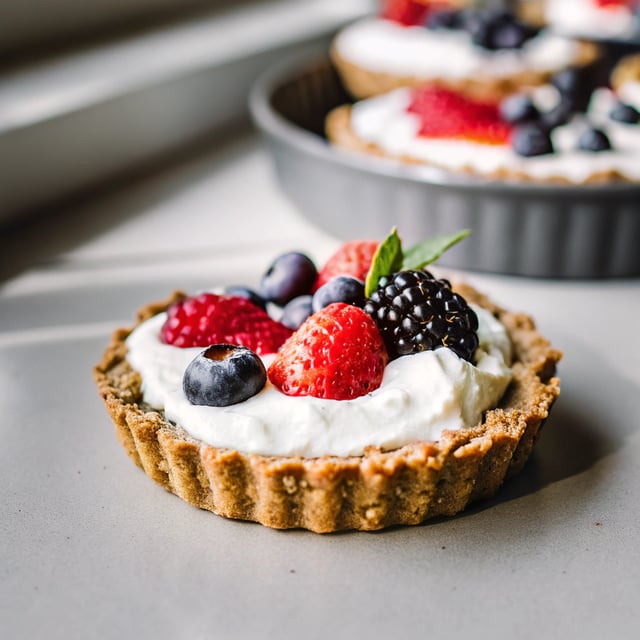 No Bake Greek Yogurt Fruit Tart