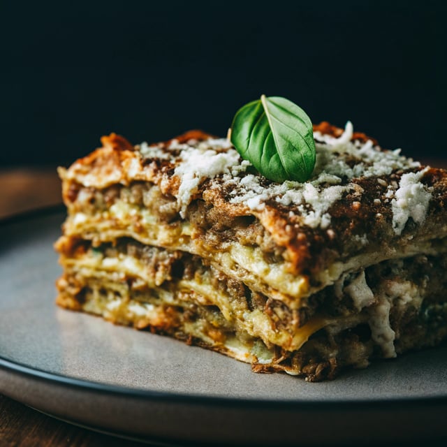 Pesto Bolognese Lasagna