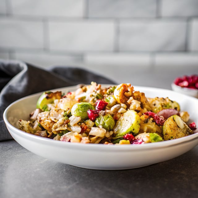 Roasted Brussels Sprout Salad