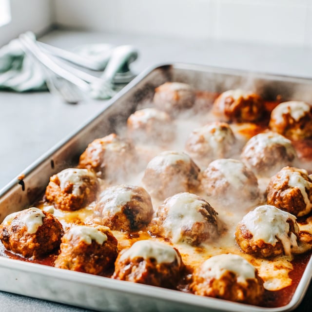 Sheet Pan Chili Cheese Meatballs