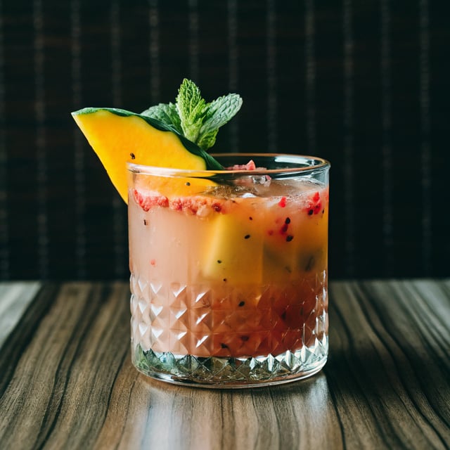 Spicy Gingered Mango Margarita