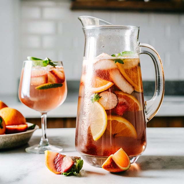 Summertime Rosé Tequila Sangria.