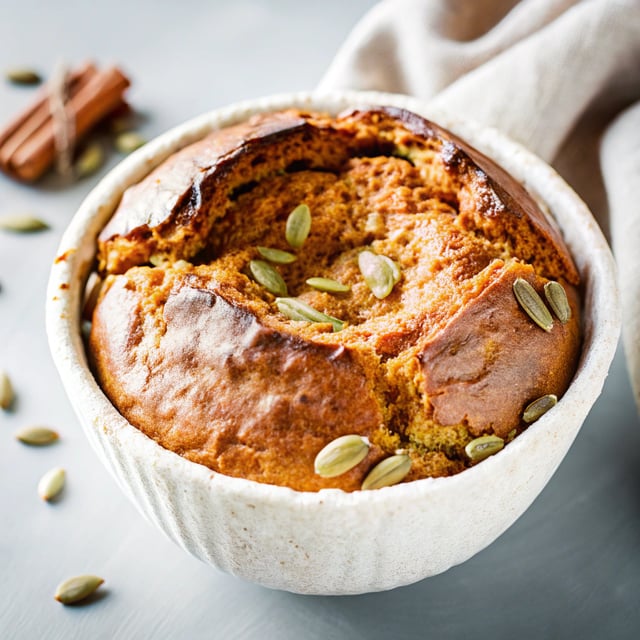 Super Easy Crusty No-Knead Pumpkin Bread Bowls