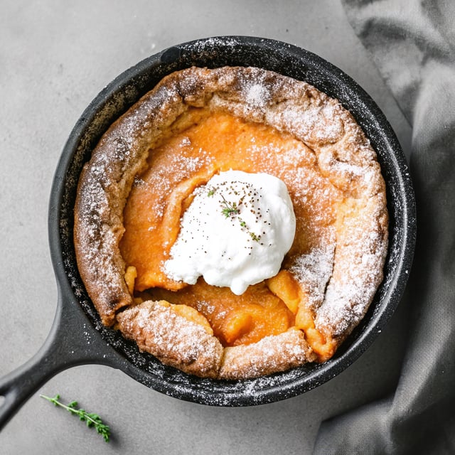 Sweet Potato Pie Dutch Baby.