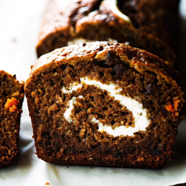 Swirled Ginger Crunch Carrot Cake Bread