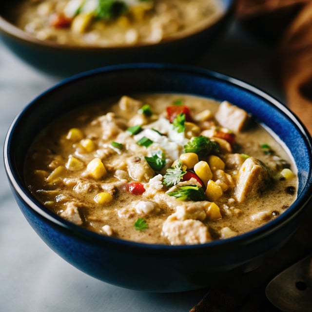 White Chicken Chili Corn Chowder