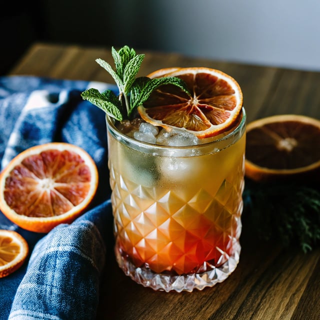 Winter Citrus Tequila Smash