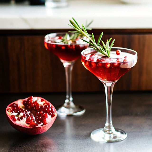 Pomegranate Prosecco Smash