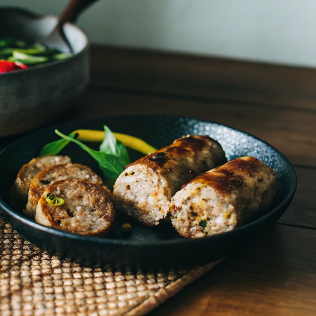 Sai Ua - Northern Thai Sausage - ไส้อั่ว