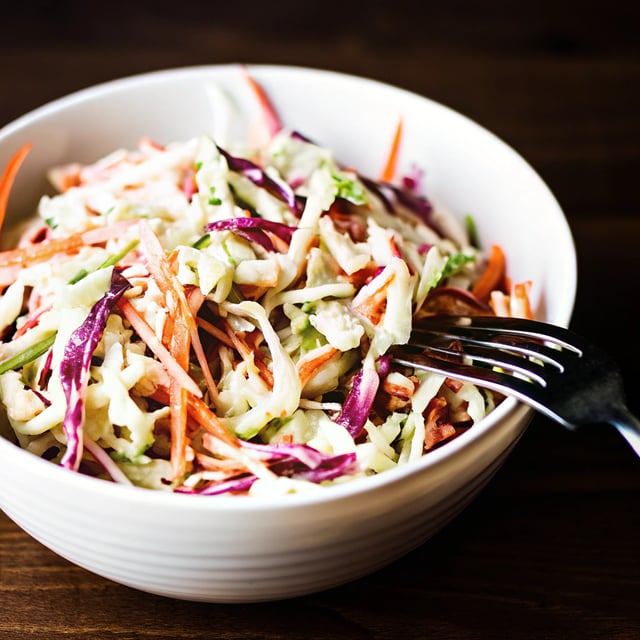 Easy Creamy Coleslaw Recipe