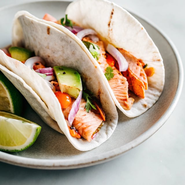 Easy Salmon Tacos