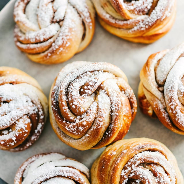 Beautiful vegan Swedish cinnamon buns
