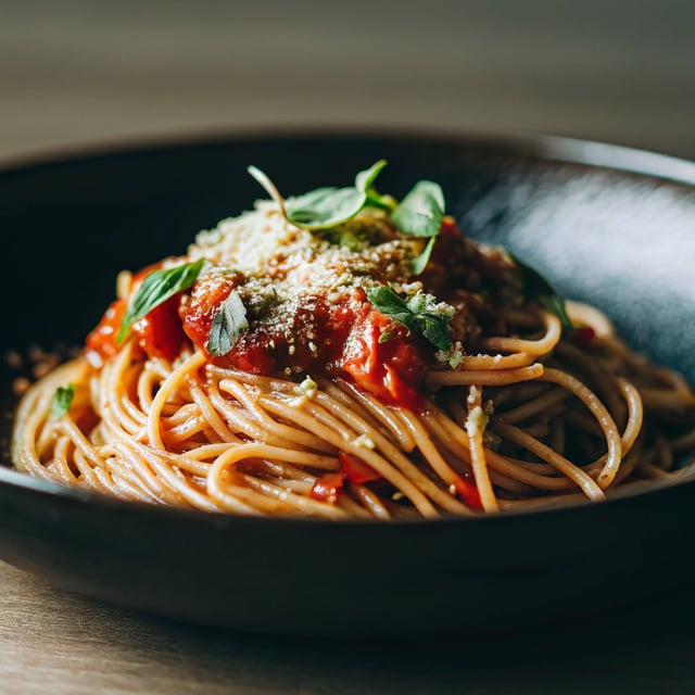 Spicy tomato pasta