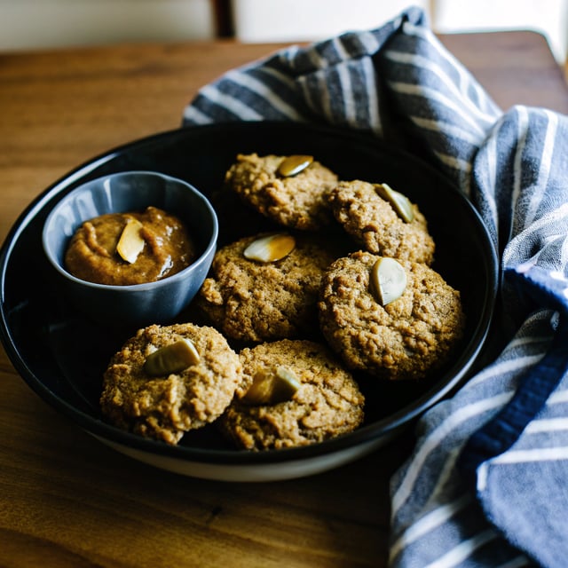 5-Ingredient Salted Ginger Almond Butter Cookies (Gluten-Free, Dairy-Free, Refined Sugar-Free, Flourless)