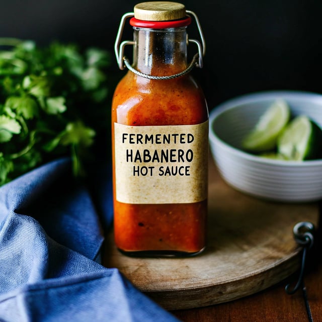 Fermented Habanero Hot Sauce