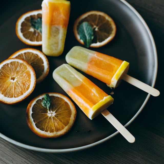Orange Infused Nettle Ice Pops + 10 Health Benefits (Gluten-Free, Vegan, Sugar-Free)
