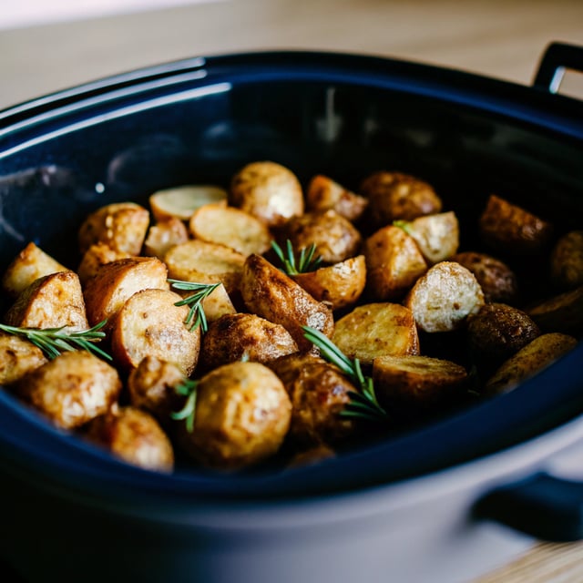Slow Cooker Roasted Potatoes