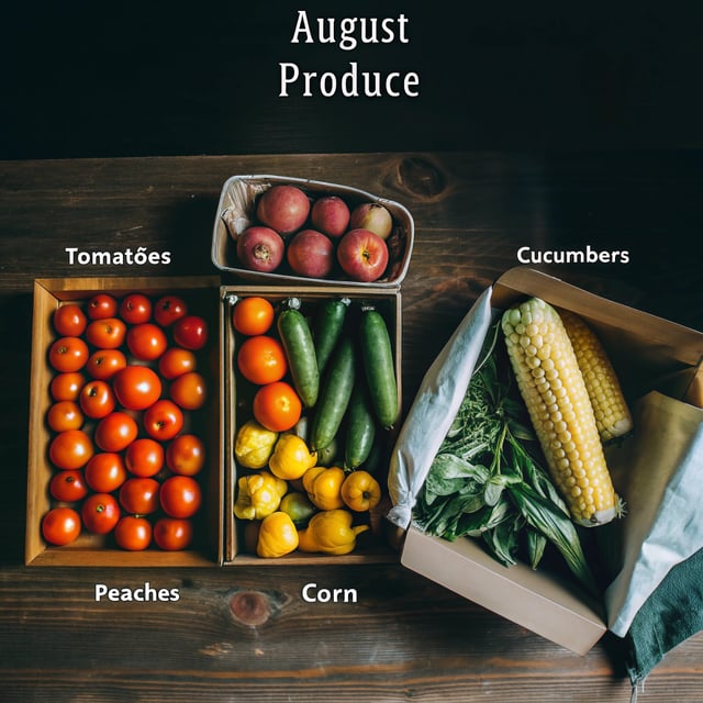 What’s in Season? August Produce Guide
