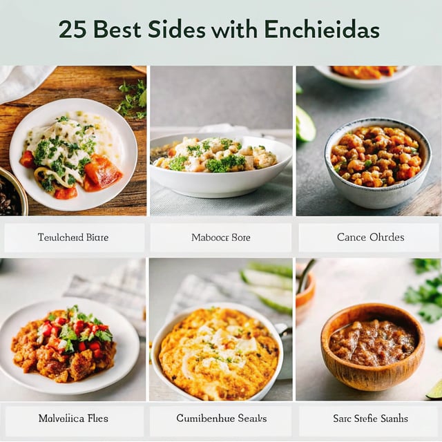 What to Serve with Enchiladas – 25 Best Side Dishes