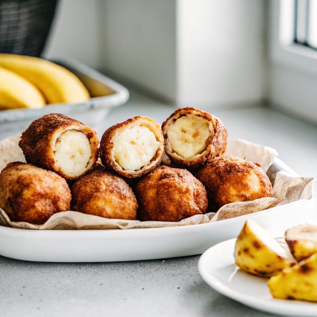 Air Fryer Banana Fritters (Gluten-Free Optional)