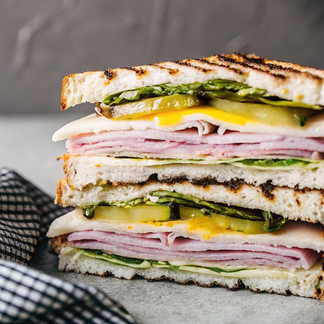 10 Minute Skinny Cuban Sandwich