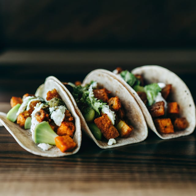 Avocado Sweet Potato Tacos