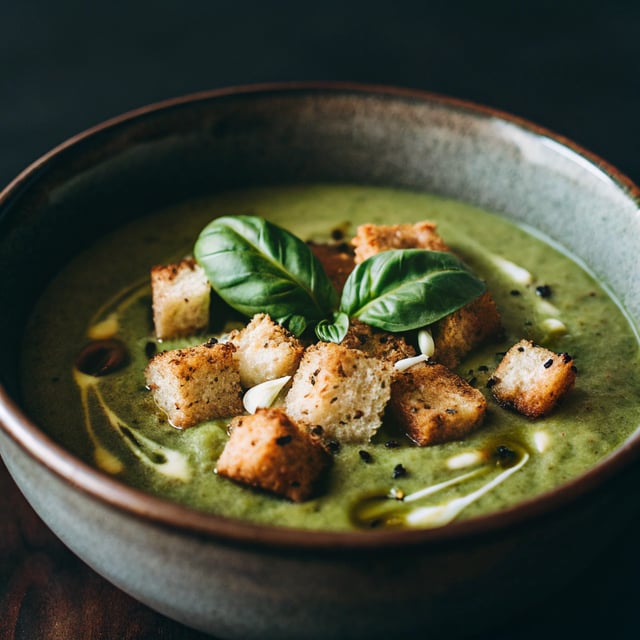 Basil Zucchini Soup