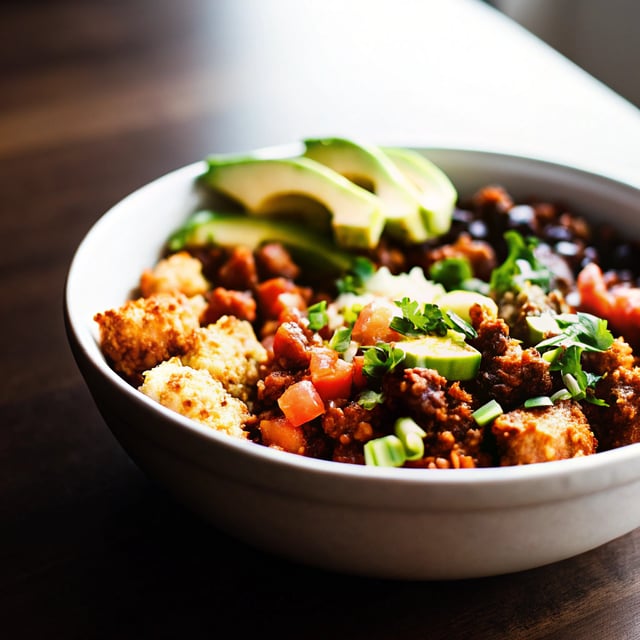 Cauliflower Rice Burrito Bowl