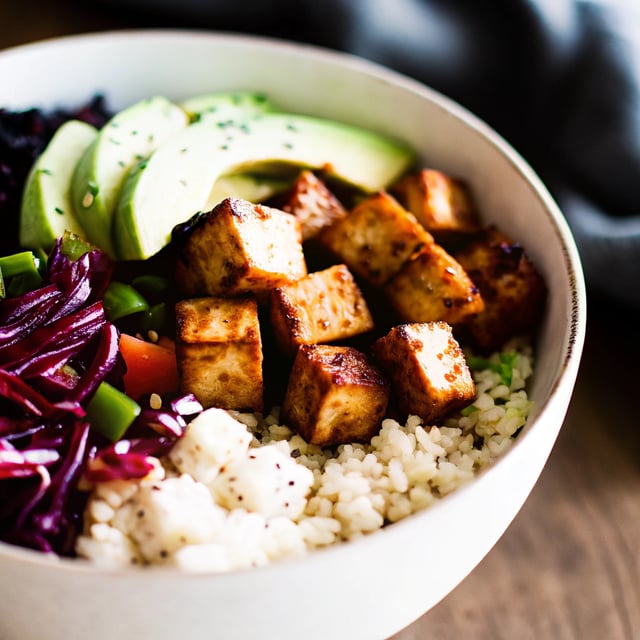 Cauliflower Rice Kimchi Bowls