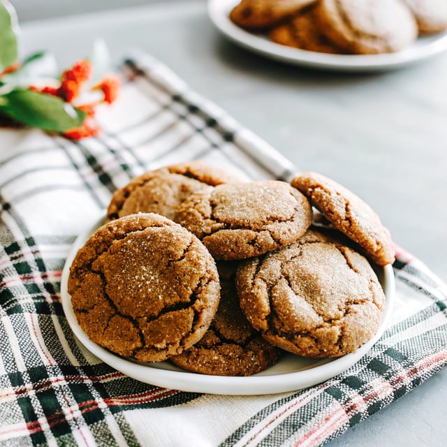 Chewy Molasses Cookies