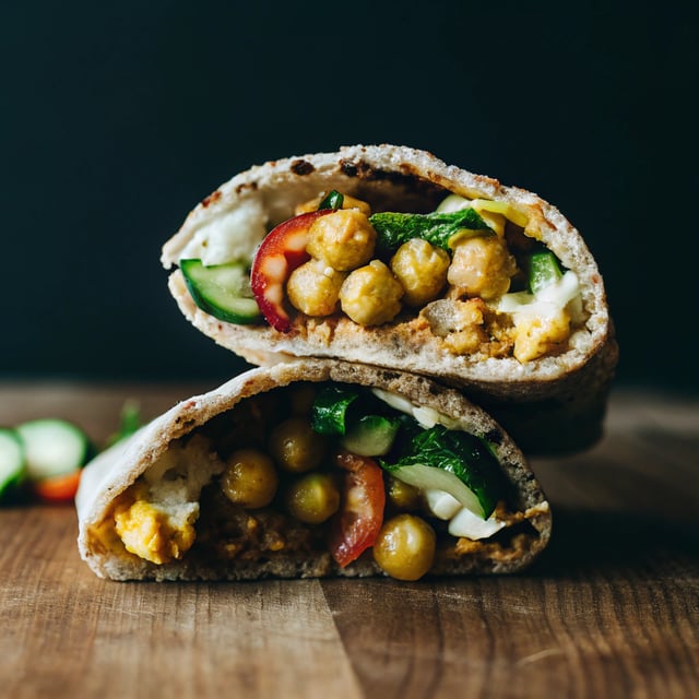 Chickpea Shawarma Wraps