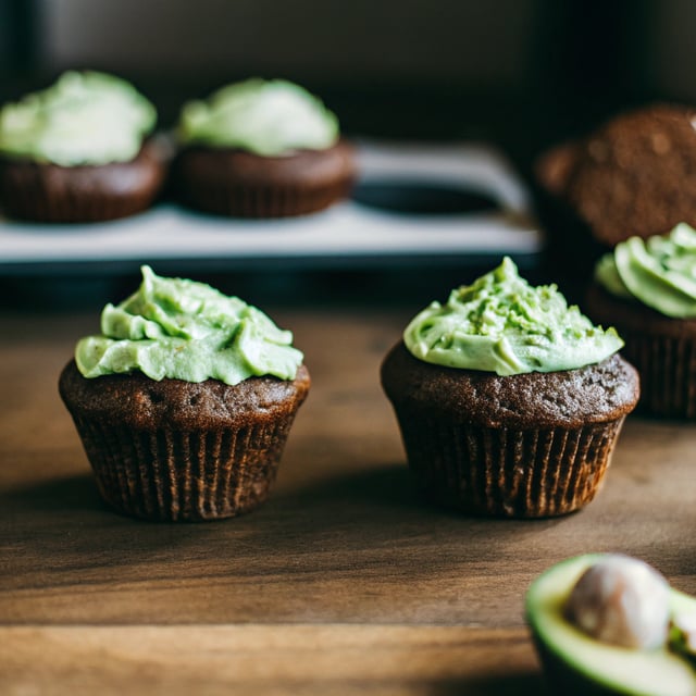 Chocolate Cupcakes & Avocado Icing