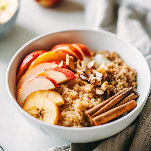Cinnamon Quinoa Breakfast Bowl