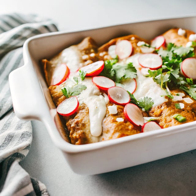 Creamy Cauliflower Enchiladas