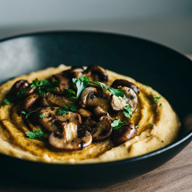 Creamy Mushroom Polenta