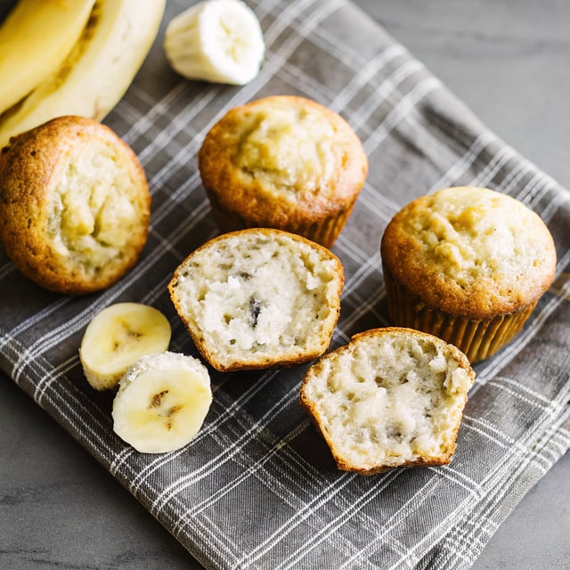 Healthy Banana Muffins