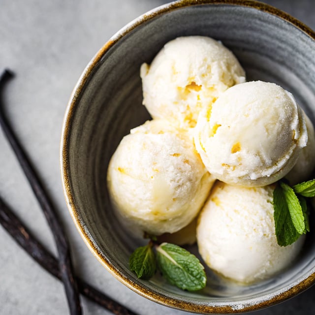 Homemade Vanilla Ice Cream