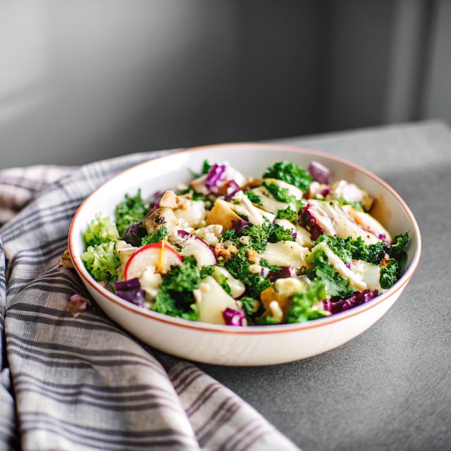 Kale Salad w/ Avocado Tahini Sauce