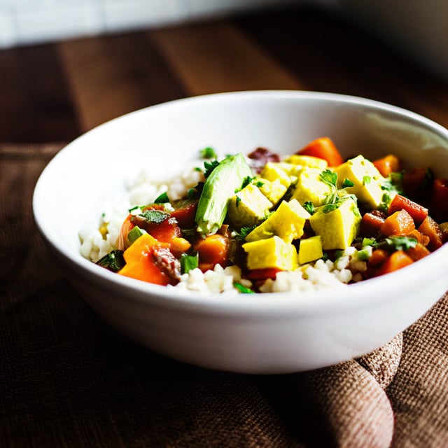 Mango Avocado Rice Bowl