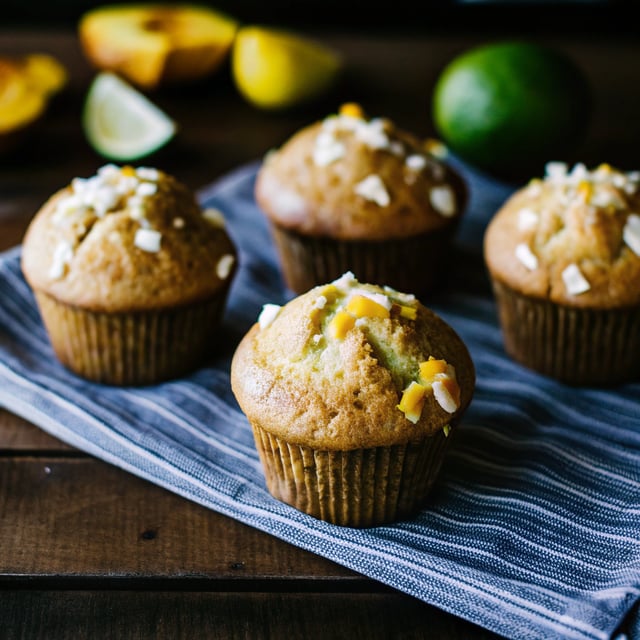 Mango Coconut Muffins