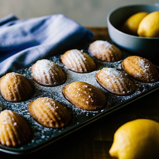 Meyer Lemon Madeleines